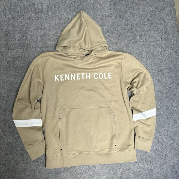 Kenneth Cole Mobility Fleece Hoodie NICE! Designer Mens X-Large NEW - Picture 3 of 6
